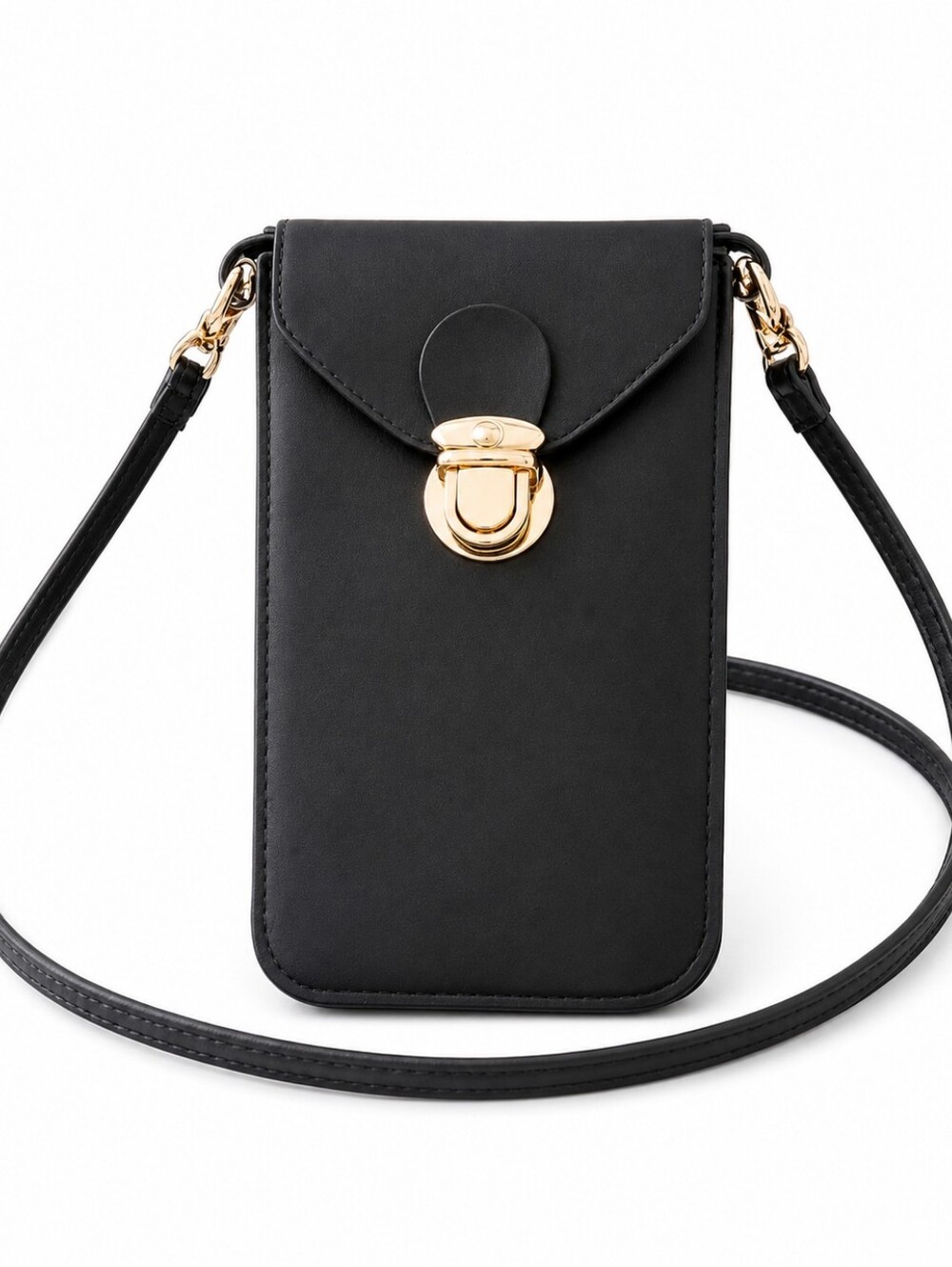 SYNTHETIC LEATHER Crossbody Cellphone Wallet Bag.  EUC.